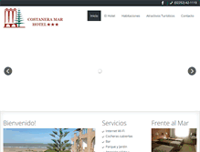 Tablet Screenshot of hotelcostaneramar.com.ar